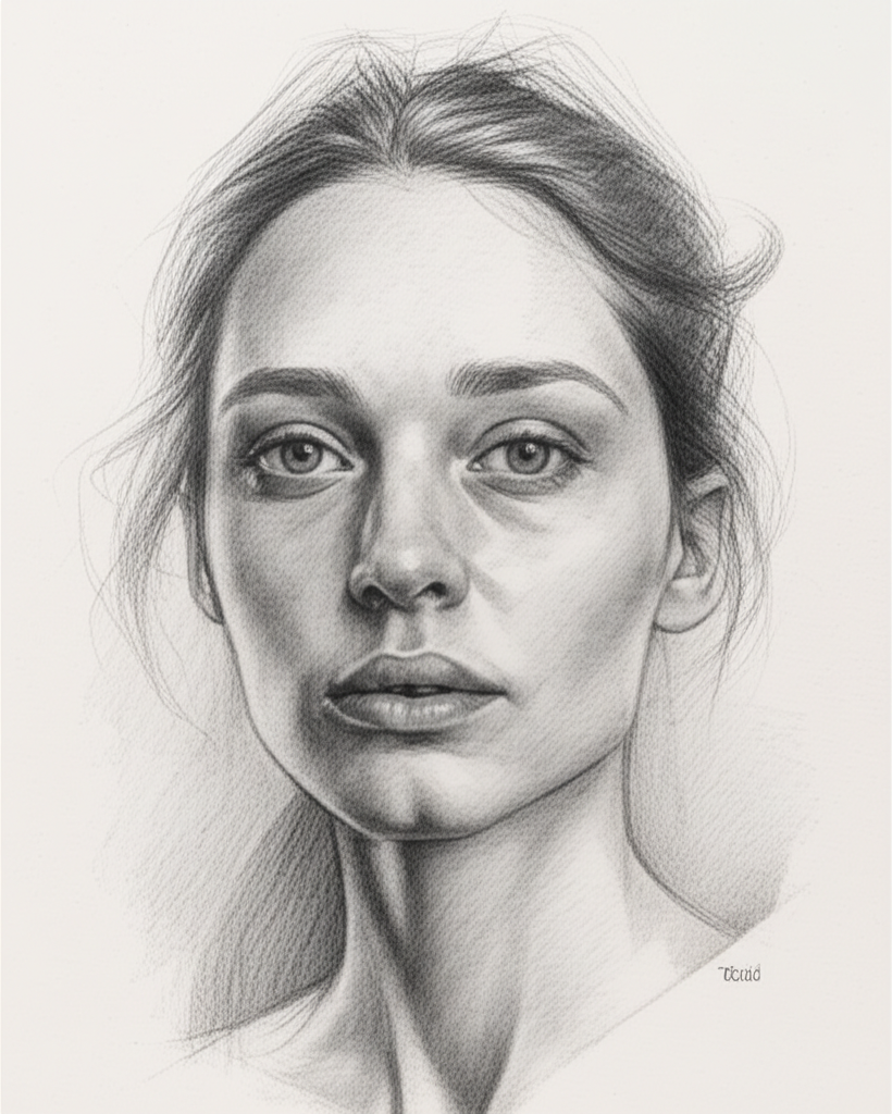 Dibujo de Retratos a Lápiz